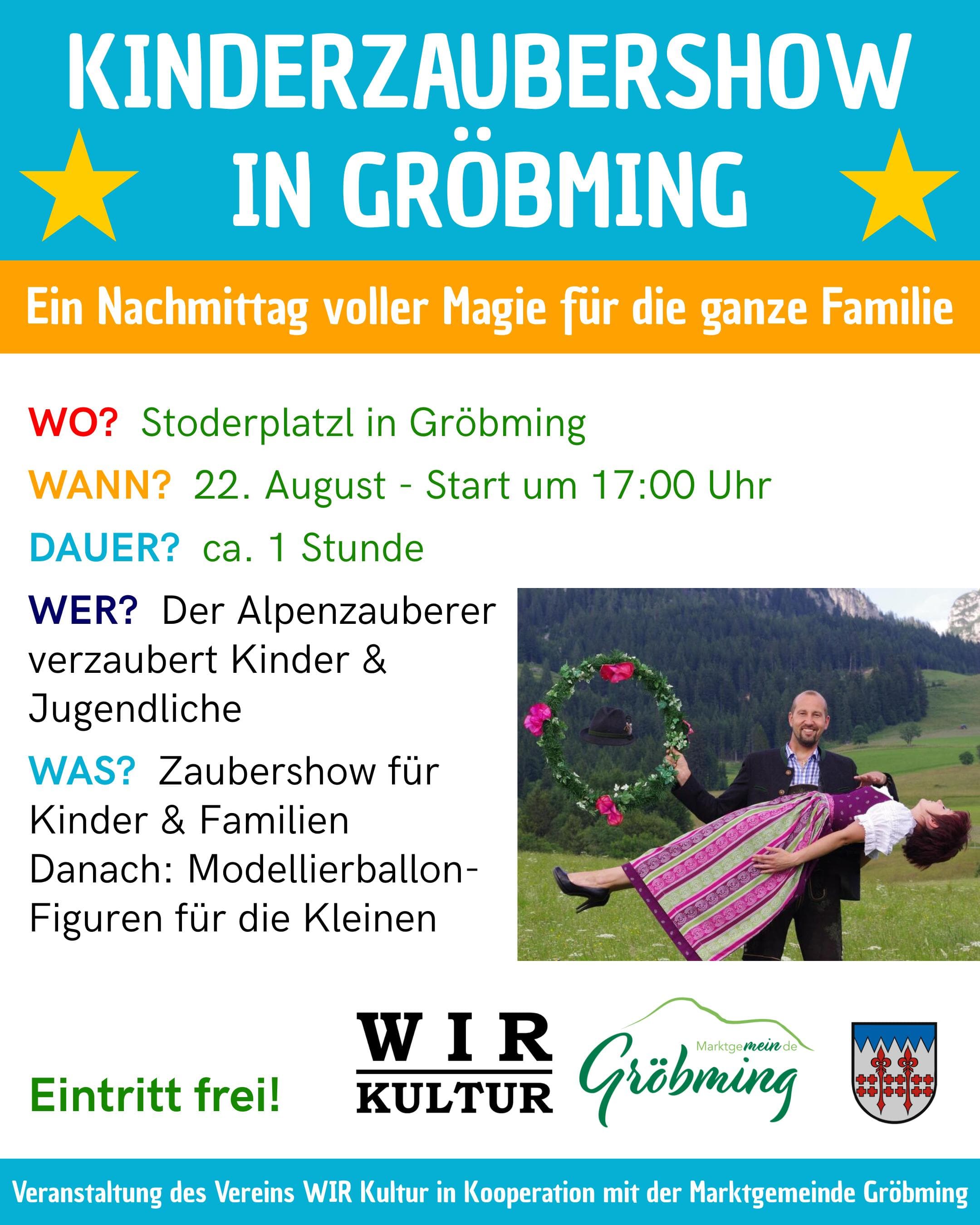 Kinderzaubershow in Gröbming